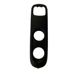 Panneau de garniture noir pour console de tunnel central, contour d'allumage smart fortwo 451 Brabus