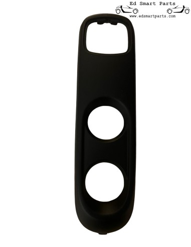Zwarte sierpaneel middentunnelconsole ontstekingsomlijsting smart fortwo 451 Brabus