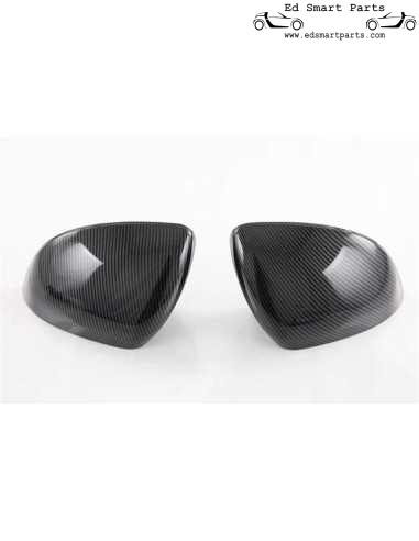 Smart Fortwo Forfour 453 Calotte specchietti effetto CARBONIO o nero lucido