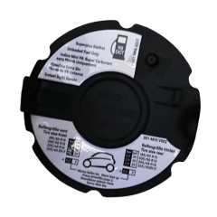 SET DI ADESIVI DI AVVISO CARBURANTE per Smart Roadster 452 60kw e 74kw