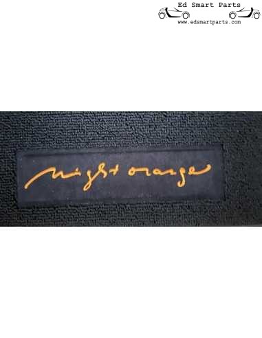 BRABUS NIGHTORANGE VELOURS Fußmatten, 2er-Set- A4516802948 1C02