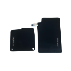 BRABUS NIGHTORANGE VELOURS floor mats, set of 2- A4516802948 1C02 2