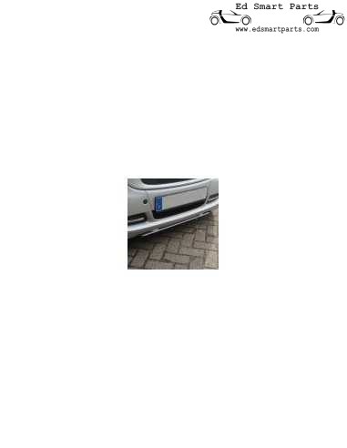Smart ForTwo 451 S-Mann lower front splitter