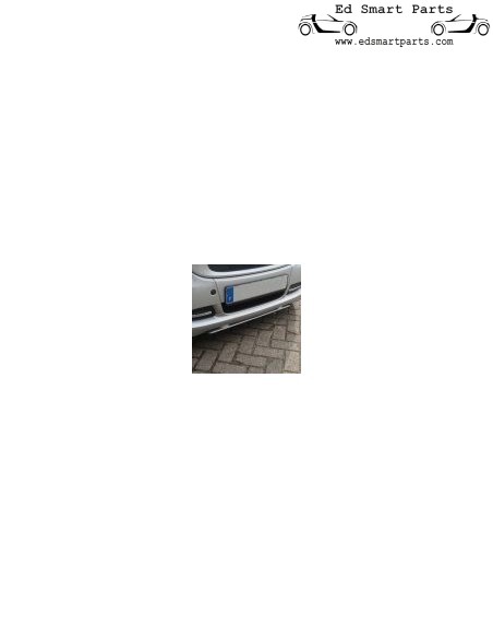 Smart ForTwo 451 S-Mann lower front splitter