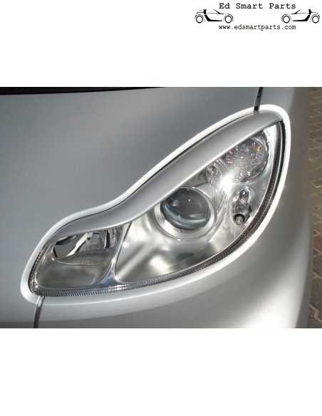 Smart ForTwo 451 S-Mann Koplamp Wenkbrauwen