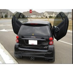 Smart ForTwo 451 S-Mann diffusore posteriore scarico centrale