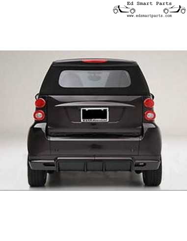 Smart ForTwo 451 S-Mann achterdiffusor