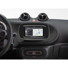 Estación multimedia digital con pantalla táctil de 7 pulgadas, DAB+, Apple CarPlay inalámbrico, Android Auto para Smart 453 2