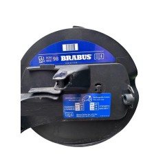 SET DI ADESIVI DI AVVISO PRESSIONE CARBURANTE/PNEUMATICI per Smart ForTwo 451 Brabus