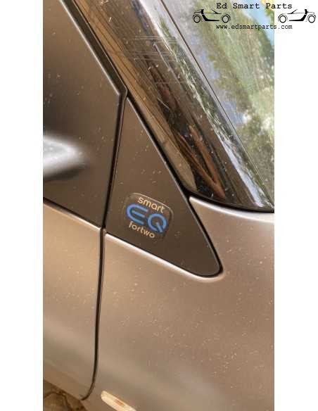 smart EQ Logo / emblem / badge for the mirror triangle of the smart fortwo forfour 453