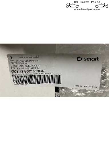 nieuwe Smart Roadster (coupé) 452 front grille Q0009147V007000000