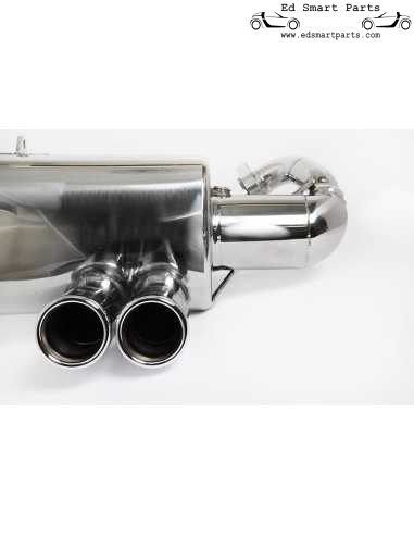 Escape duplo de desempenho para Smart Roadster 452 Coupe Brabus com Racing CAT