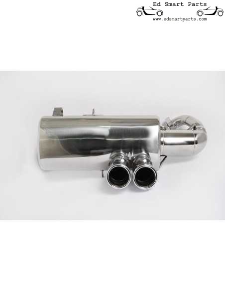 Escape duplo de desempenho para Smart Roadster 452 Coupe Brabus com Racing CAT