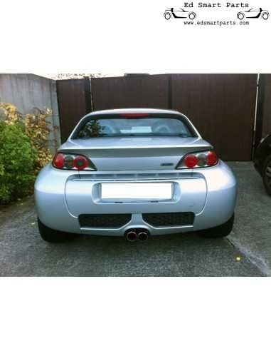 Performance-Doppelauspuff für Smart Roadster 452 Coupe Brabus mit Racing-KAT