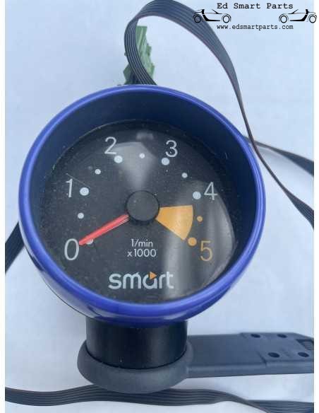 Rev counter Smart Fortwo 450 Diesel Blue Trim ring