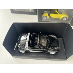 Pullback smart roadster coupé 1:33 star jack zwart/zilver SMARTWARE 2