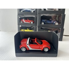 Pullback smart roadster 1:33 phat red/silver SMARTWARE