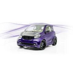 Juego de llantas de aleación Mansory de 17 pulgadas para Smart ForTwo/ForFour 453 en negro brillante