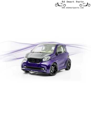 Smart ForTwo / ForFour 453 17 Zoll Mansory Alufelgen Satz Hochglanz Schwarz