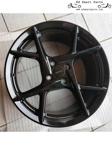 Juego de llantas de aleación Mansory de 17 pulgadas para Smart ForTwo/ForFour 453 en negro brillante