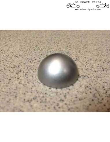 Slimme gekleurde stengel eindkappen (paar) flow zilver