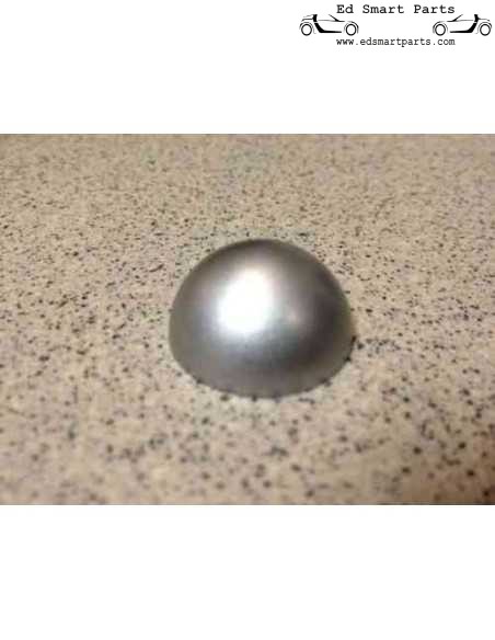 Slimme gekleurde stengel eindkappen (paar) flow zilver