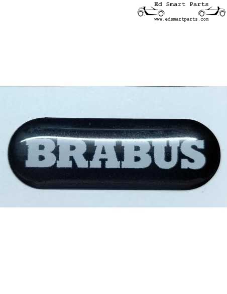 smart Brabus Steering Wheel Badge decal