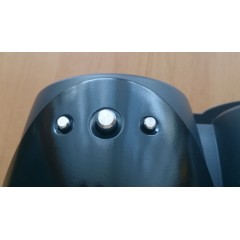Smart Roadster 452 Tachoknöpfe aus eloxiertem Aluminium Farbe Silber