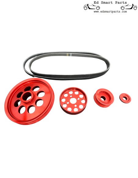 Tuning V-Belt Wheel Set - KK Racing - weight reduction better performance