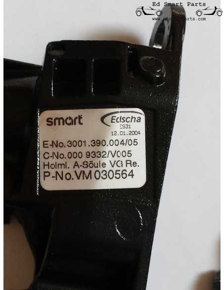 Smart Roadster 452 Gancio tetto parabrezza montato lato destro 0009332V005