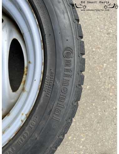Smart Roadster 15 polegadas Conjunto de rodas de aço com pneus de inverno 6 mm