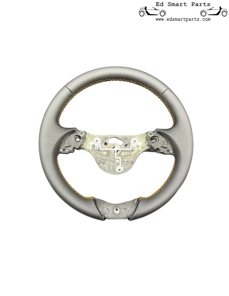 Brabus Steering Wheel Frame night orange stitching - smart 451 fortwo