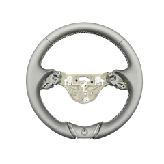 Cadre de volant Brabus avec coutures blanches - smart 451 fortwo