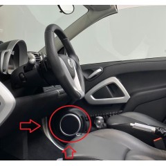 Brabus Türlautsprecher Zierring (Rosette) Smart Fortwo Coupé Cabriolet 2