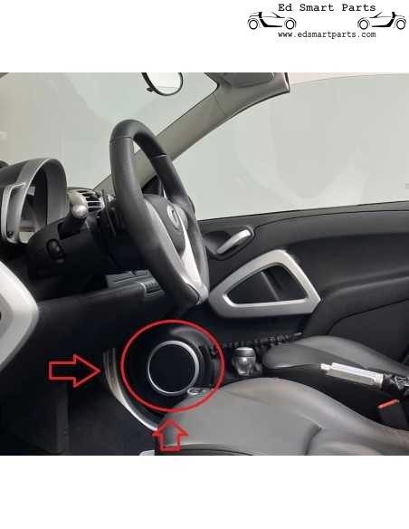 Brabus Deurluidspreker TRIM RING (ROZET) Smart Fortwo Coupé Cabriolet