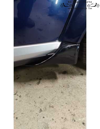 Smart ForTwo Coupé 450 Brabus Achterzijde Flaps set in zwart