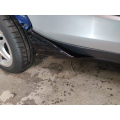 Smart ForTwo Coupe 450 Brabus Set di alette laterali posteriori in nero 2