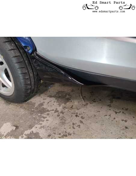 Juego de aletas laterales traseras Brabus para Smart ForTwo Coupe 450 en color negro