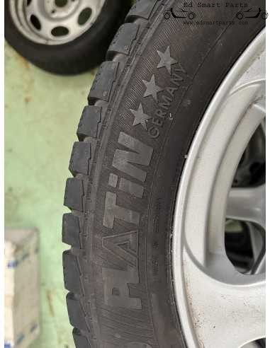 Smart Roadster 15 inch RIAL Alloy Wheel set with winter tyres 5 mm