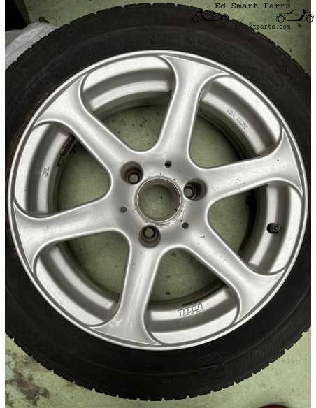 Smart Roadster 15 inch RIAL Alloy Wheel set with winter tyres 5 mm