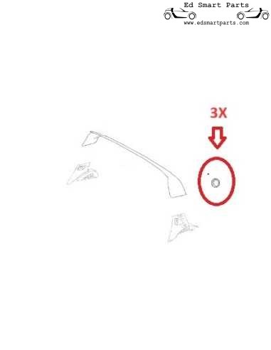Conjunto de 3 capas de proteção para barra de proteção Smart Roadster 452