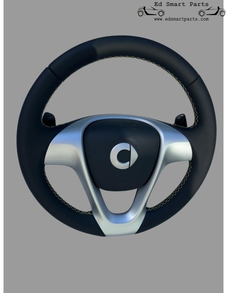 Leder BRABUS Sportlenkrad mit Schaltwippenfunktion für Smart ForTwo 451