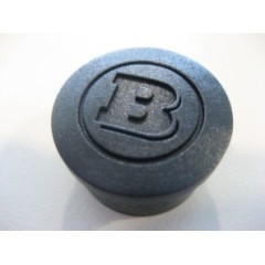 Brabus black wheel bolt covers set of 12 suitable for Smart wheel bolt 15 mm 2