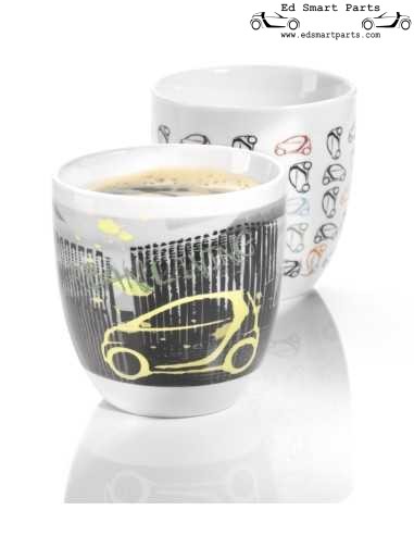 Canecas de café ou chá BoConcept - Conjunto de 2 acessórios originais para carros inteligentes - NOVO