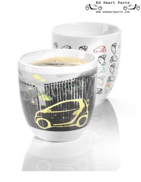 Canecas de café ou chá BoConcept - Conjunto de 2 acessórios originais para carros inteligentes - NOVO