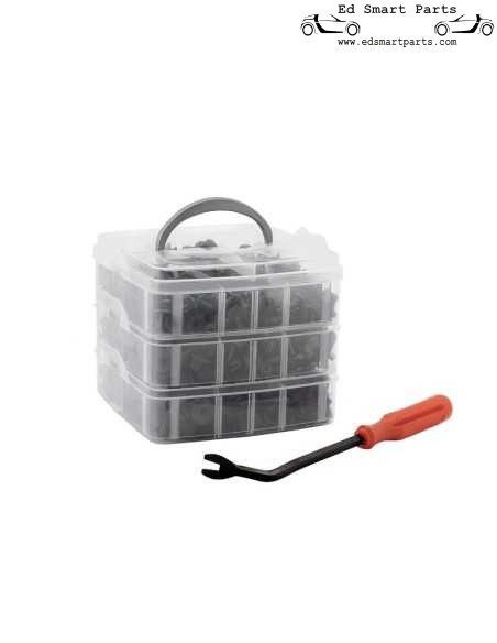 Assortment Box with Automotive Clips - 630 pieces assorted + Ply tool