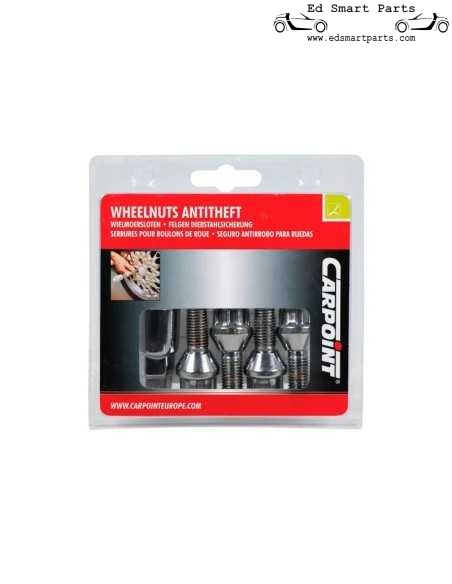 Proteccion antirrobo para ruedas inteligentes juego de 4 PERNOS DE RUEDA BLOQUEABLES