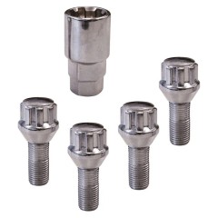 Proteccion antirrobo para ruedas inteligentes juego de 4 PERNOS DE RUEDA BLOQUEABLES 2
