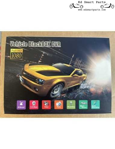 Telecamera di bordo per auto (Dashcam) - Full HD 1920x1080 - incl. G-Sensor