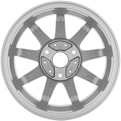 Llanta de aleación de 15" y 9 radios smart fortwo 451 2